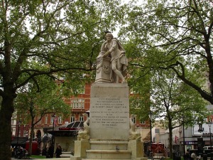 albert grant statue leicester square